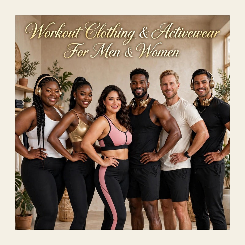 Workout clothing and products for Men and Women