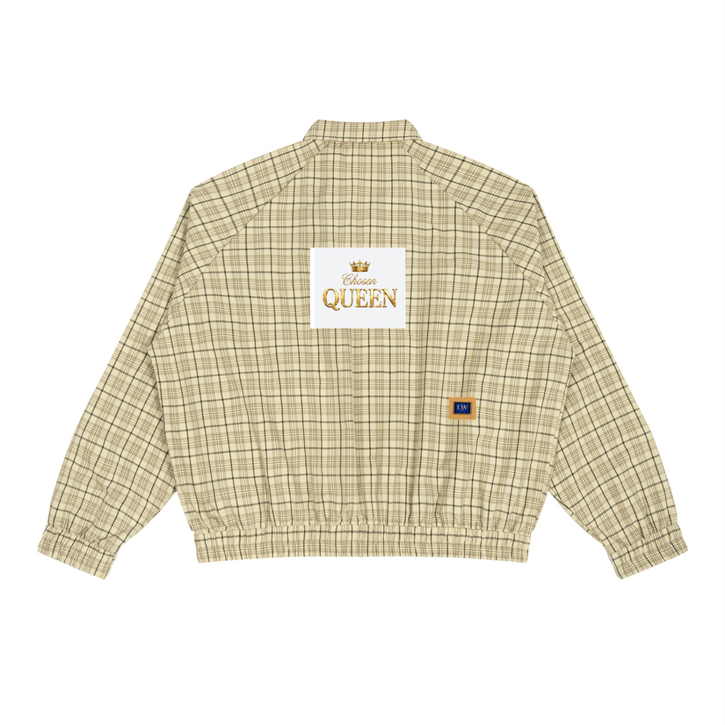 Chosen Queen Plaid Full-Zip Track Jacket