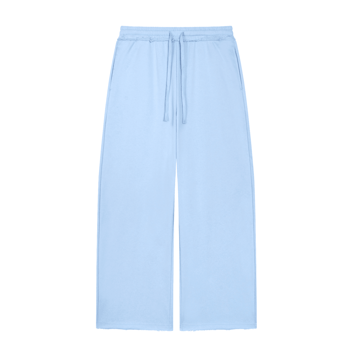 Women’s Wide Leg Raw Edge Sweatpants - The LW Shop