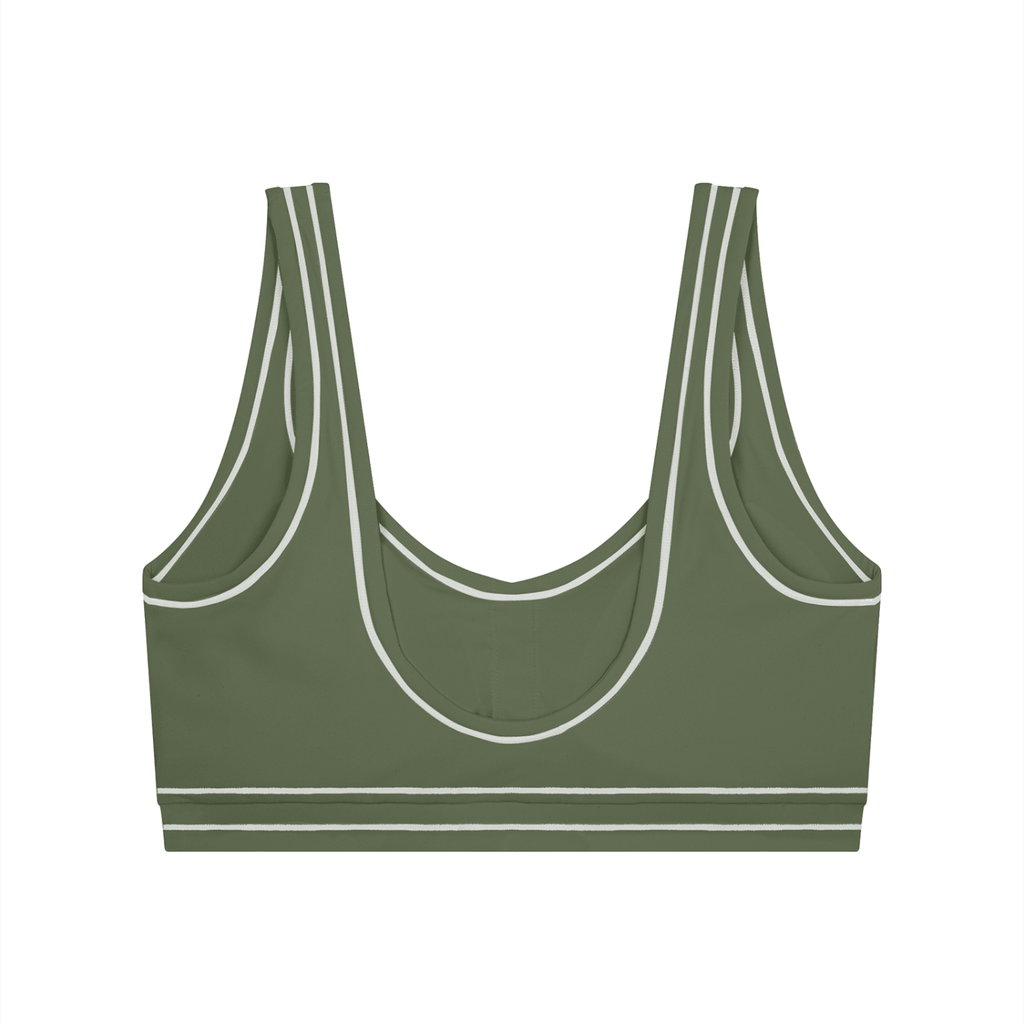 Women’s Topstitching Yoga Sports Bra - The LW Shop