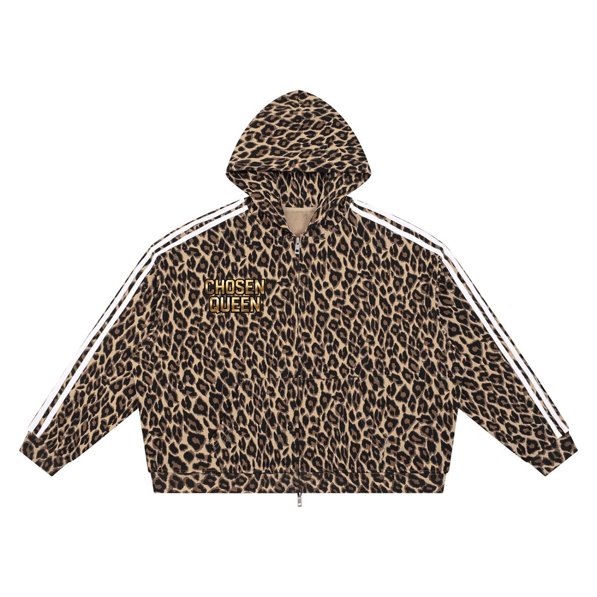 Chosen Queen 5 Leopard Full Zip Hoodie - The LW Shop