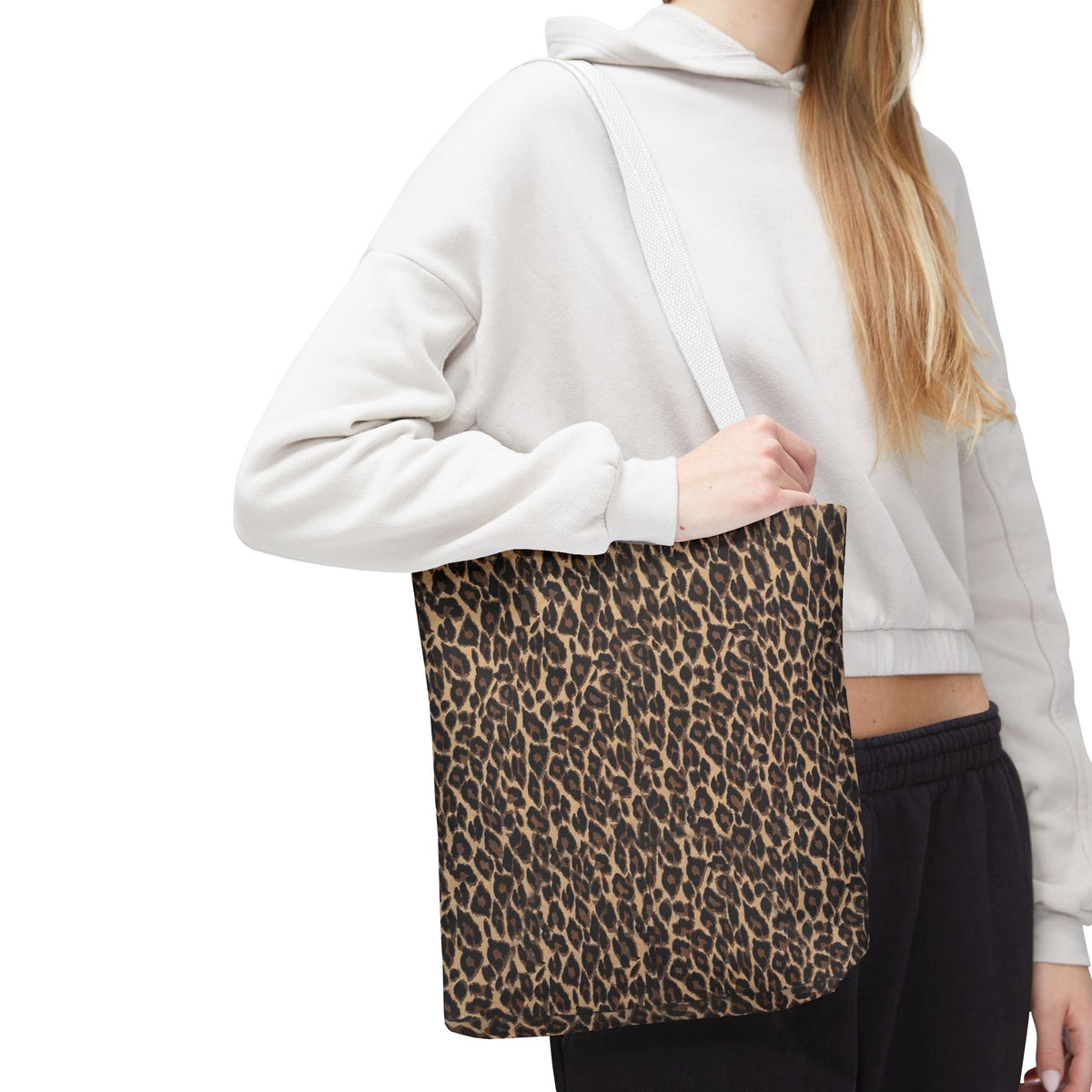 Leopard Print Tote Bag - All-Over-Print Fashion Shopper - The LW Shop