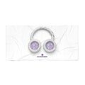 Crystal Headphones Beach Towel — Luxe Glitter Earbuds Design