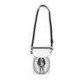 Black and white Supertar Singer Small Cell Phone Wallet