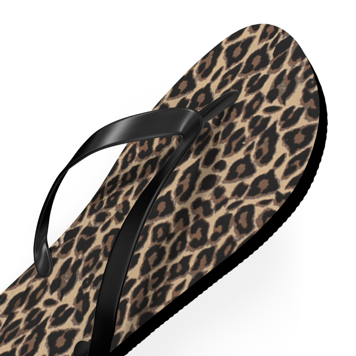 Leopard Print Flip Flops — Chic Animal Print Beach Sandals