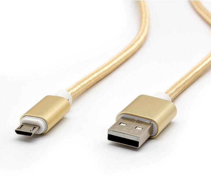 Compatible con Apple, cable de datos Android de nailon trenzado USB 2.0A de carga rápida de 123 metros para iPhone, Galaxy, Tpye C