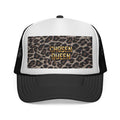 Chosen Queen Leopard Trucker Hat — Women's Bold Animal Print Cap - The LW Shop