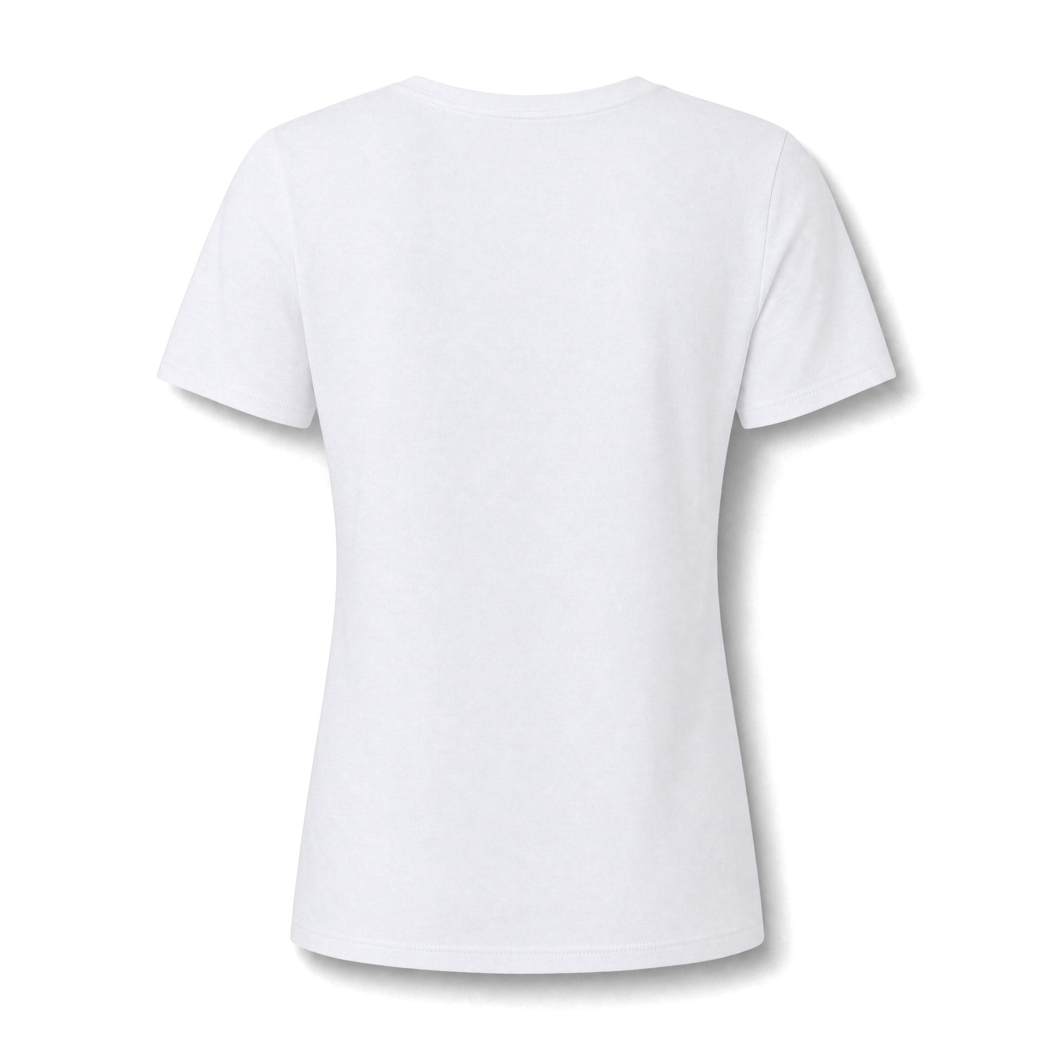 Women's V-Neck Tee — Gold Ring Trio Photo Design