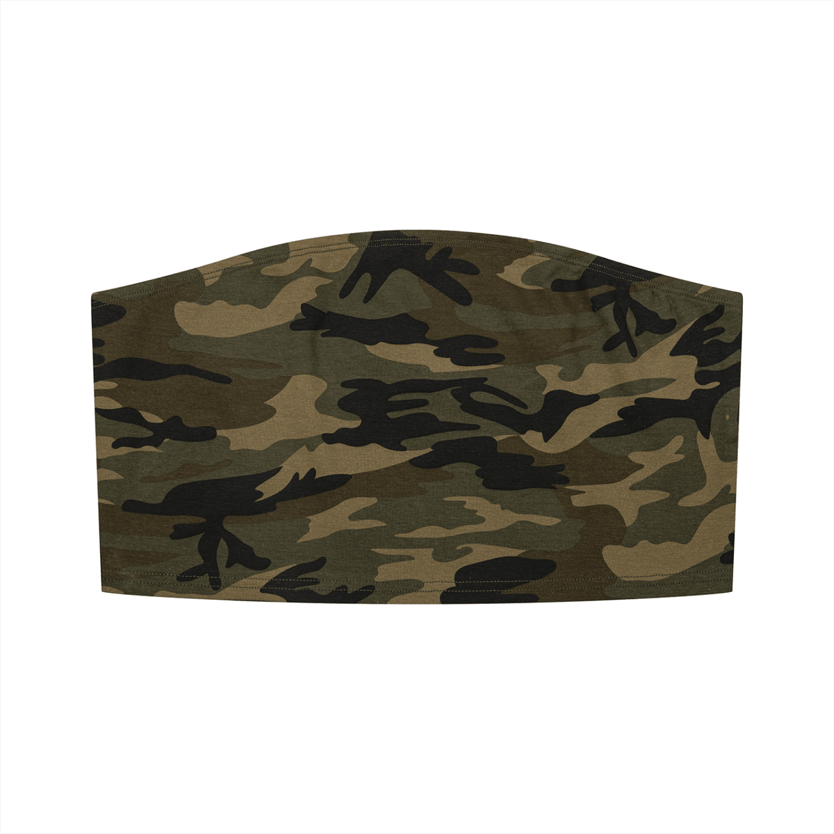 Women’s Camo Cropped Tube Top - The LW Shop