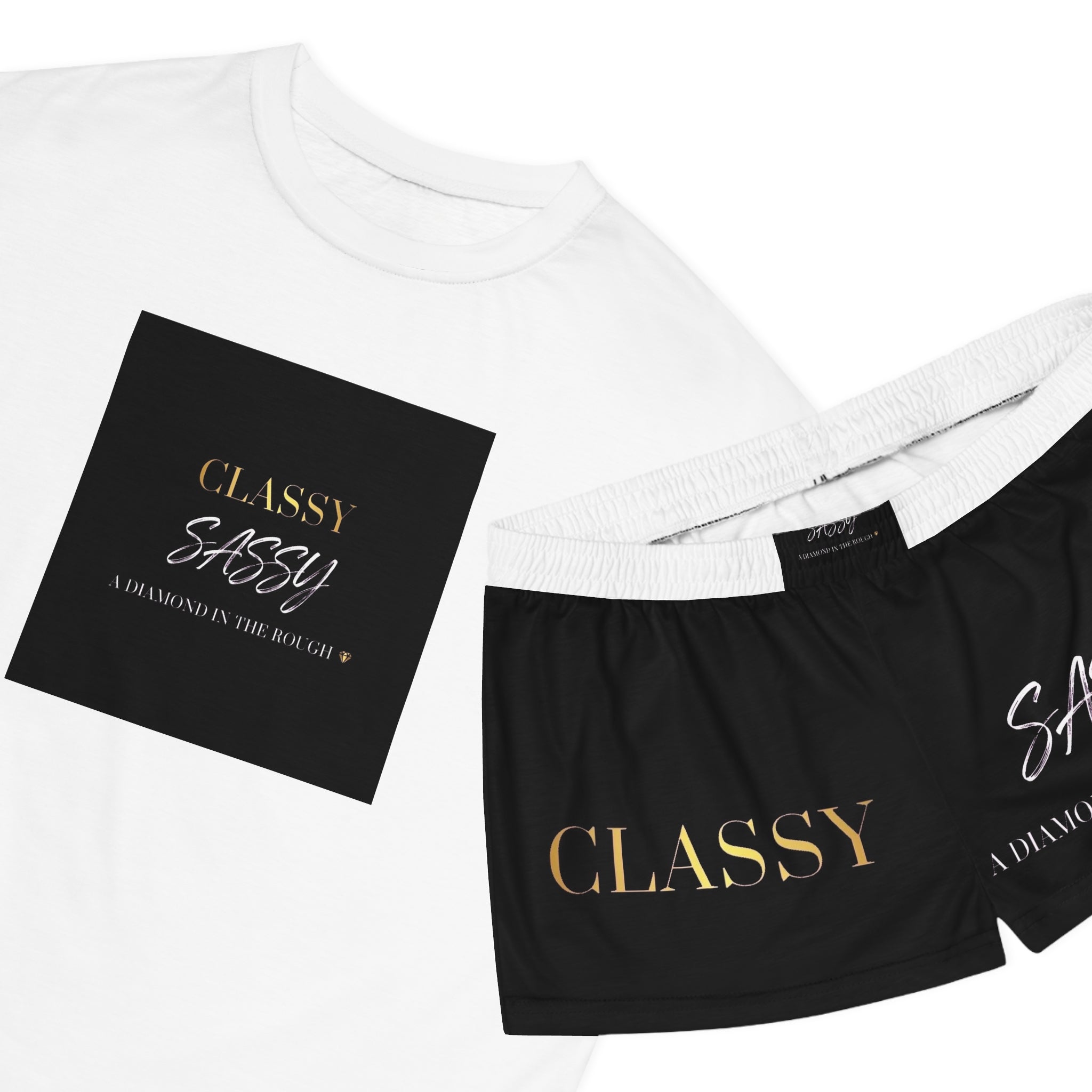 Classy & Sassy Women's Pajama Set — 'Classy Sassy' Graphic Sleepwear - The LW Shop