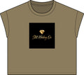 Women's Relaxed Tee — "Still Holding On" Gold Diamond Graphic - The LW Shop