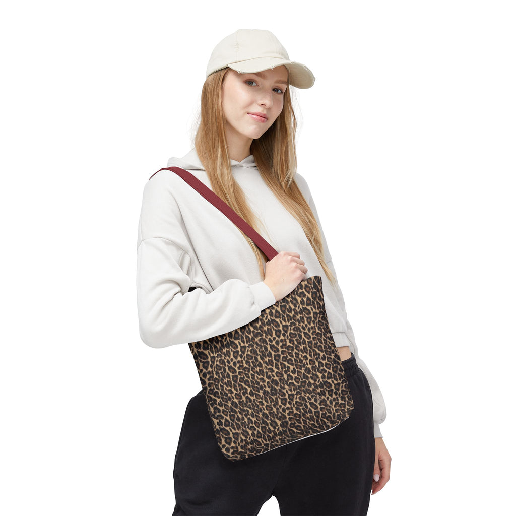 Leopard Print Tote Bag - All-Over-Print Fashion Shopper - The LW Shop