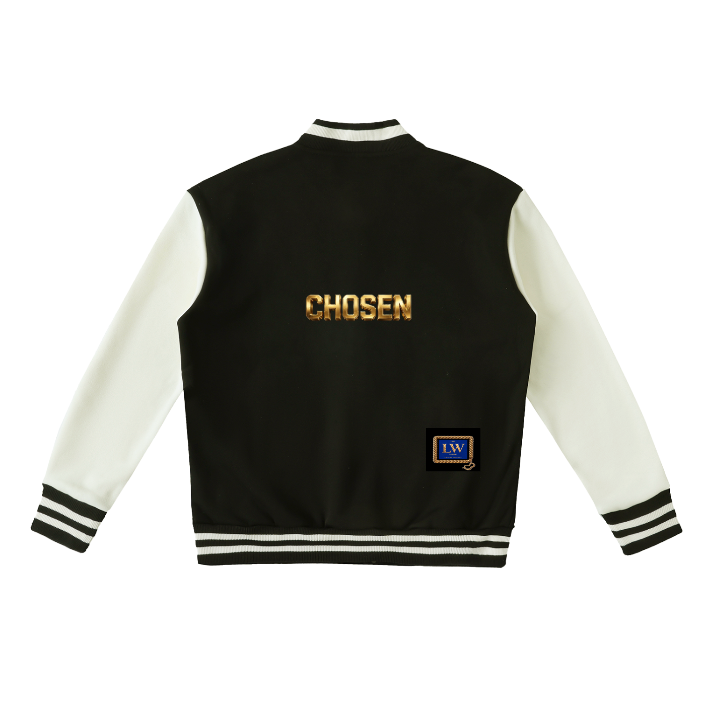 Chosen One Two-Tone Fleeced Varsity Jacket
