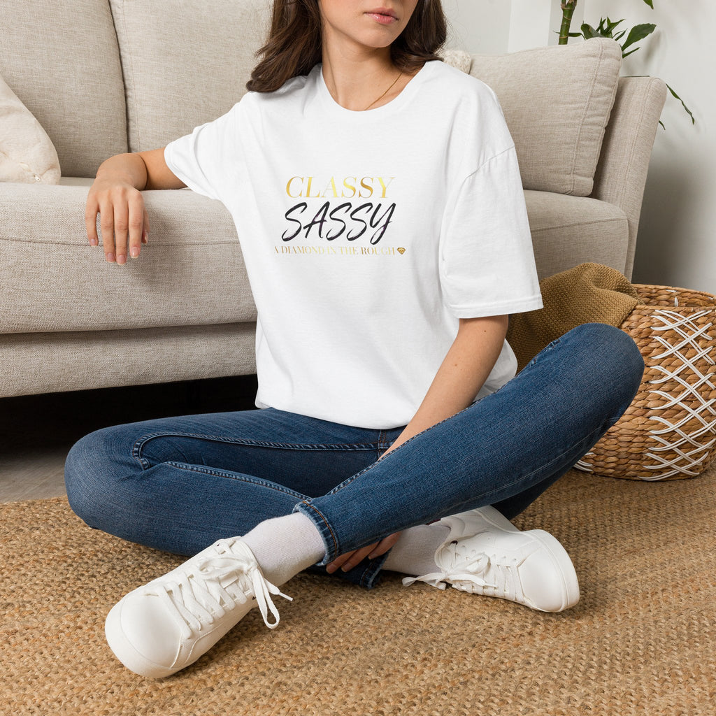 Classy Sassy A diamond in the rough T‑Shirt — "Classy Sassy" Graphic Tee for Stylish, Confident Women - The LW Shop