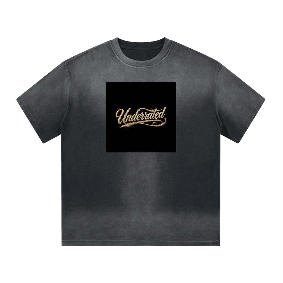Underrated “I” Shape Gradient Washed T-Shirt - The LW Shop