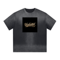 Underrated “I” Shape Gradient Washed T-Shirt