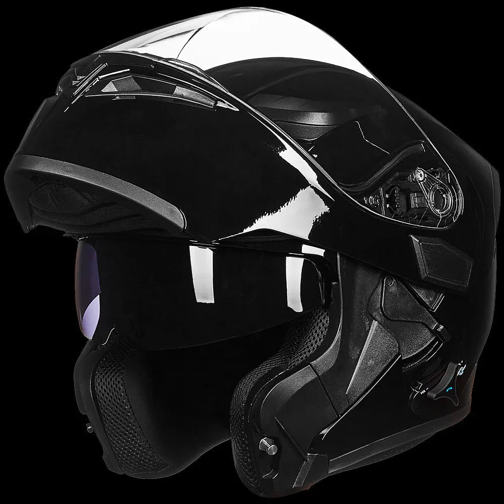 ILM Modular Flip up Full Face Bluetooth Motorcycle Helmet Model 902BT - The LW Shop