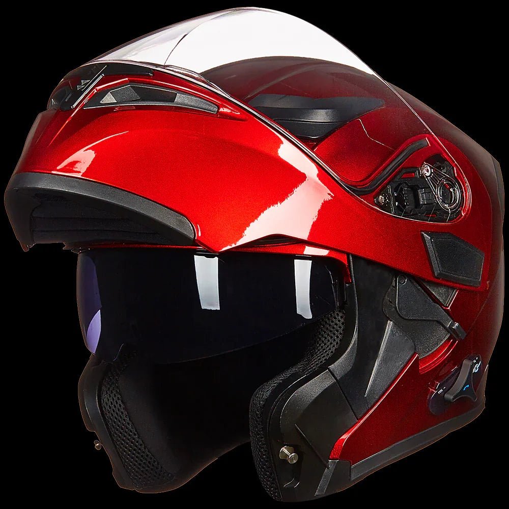 ILM Modular Flip up Full Face Bluetooth Motorcycle Helmet Model 902BT - The LW Shop