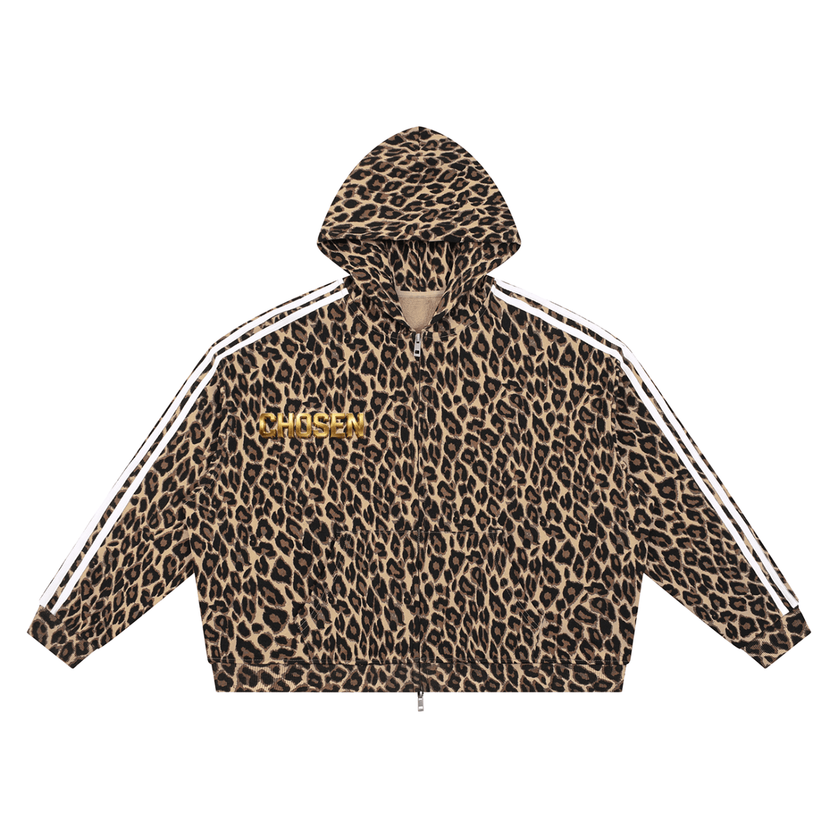 Chosen Leopard Full Zip Hoodie - The LW Shop
