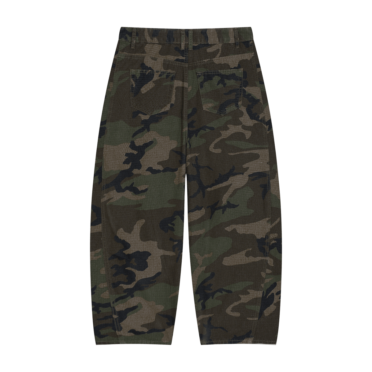 Men’s Camo Barrel Leg Cargo Pants - The LW Shop
