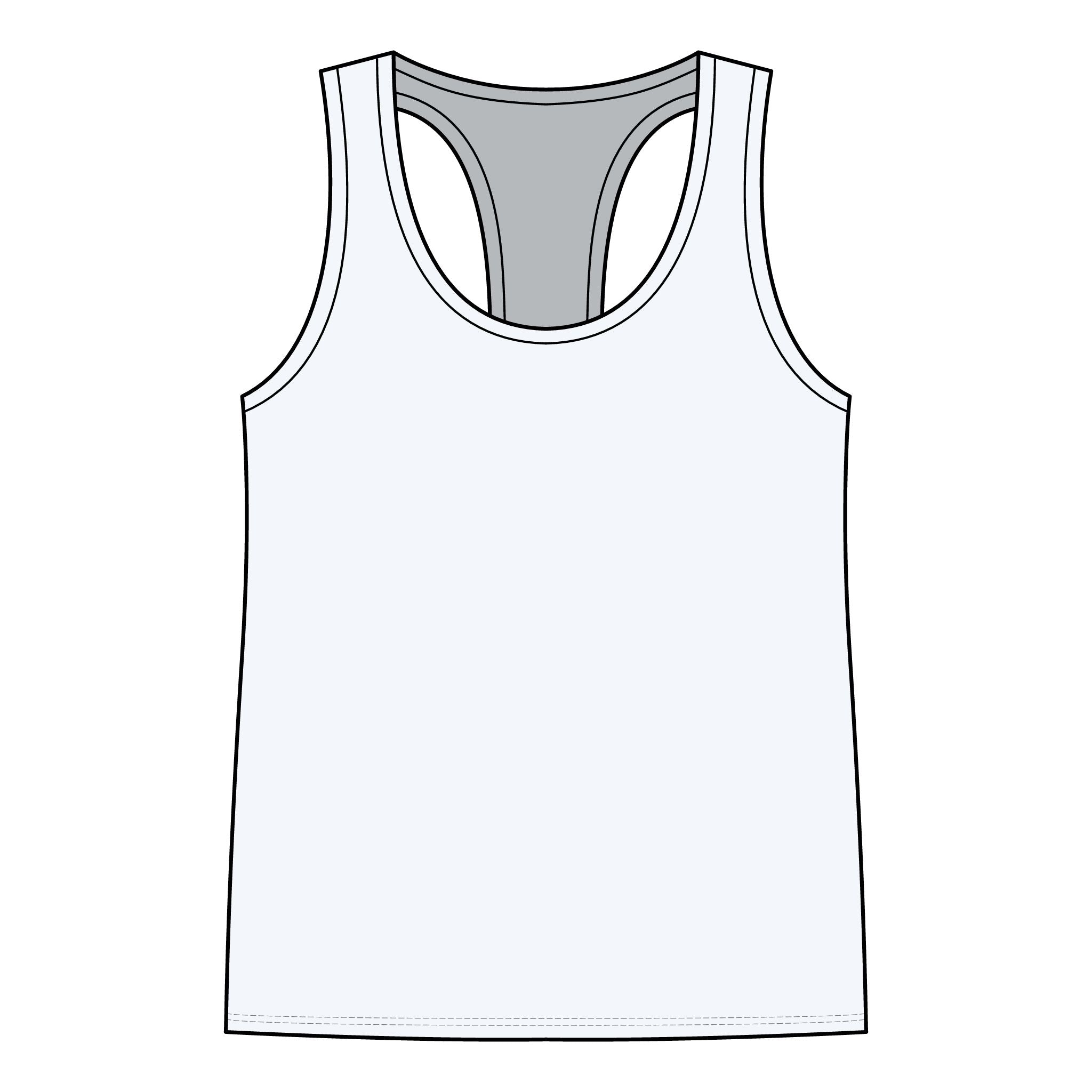 Gold Headphones Graphic Racerback Tank — Women's Music Lover Tank Top