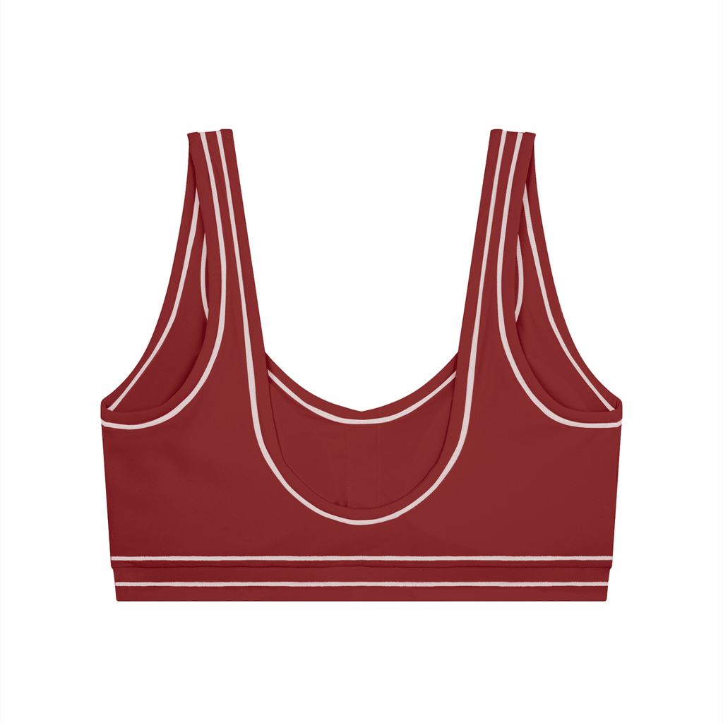 Women’s Topstitching Yoga Sports Bra - The LW Shop
