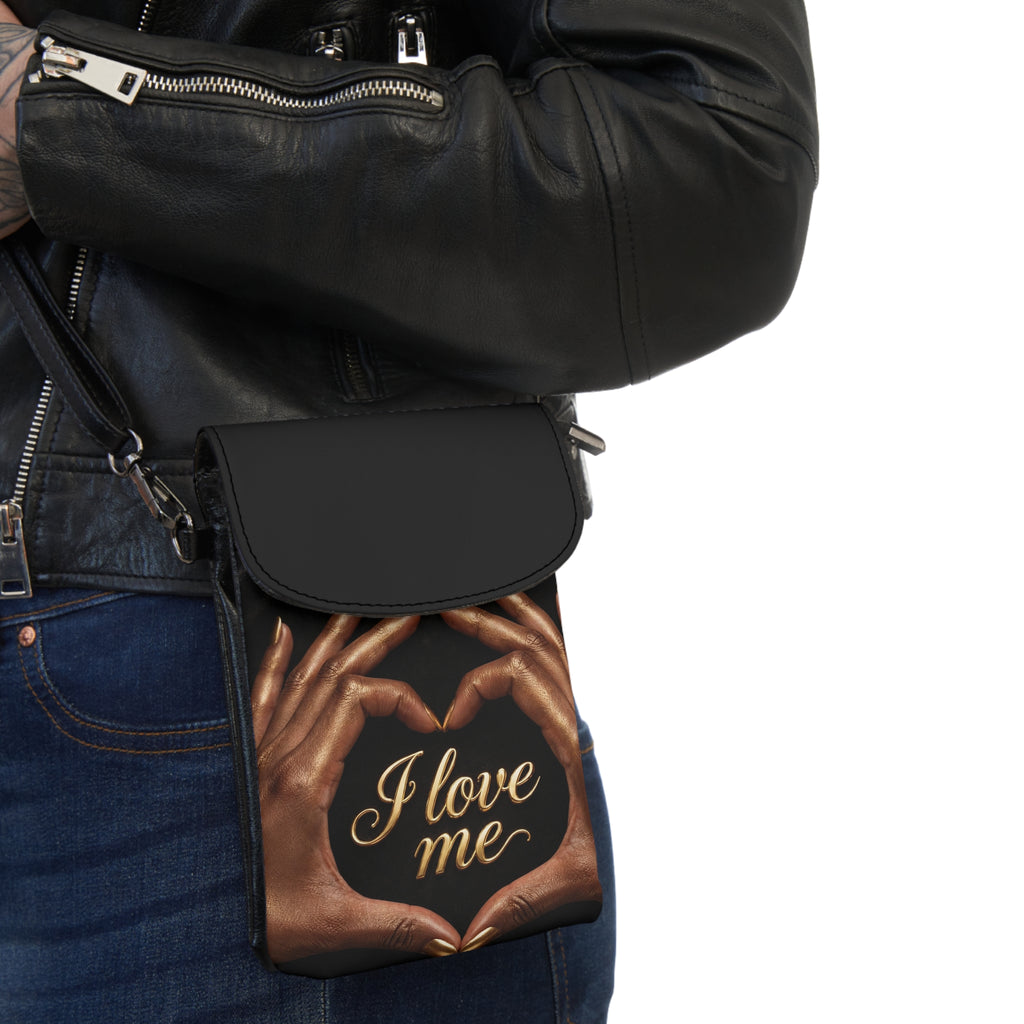 “ I Love Me “ Small Cell Phone Wallet