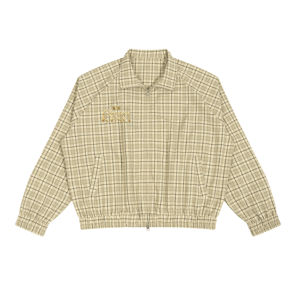 Chosen King Plaid Full-Zip Track Jacket - The LW Shop