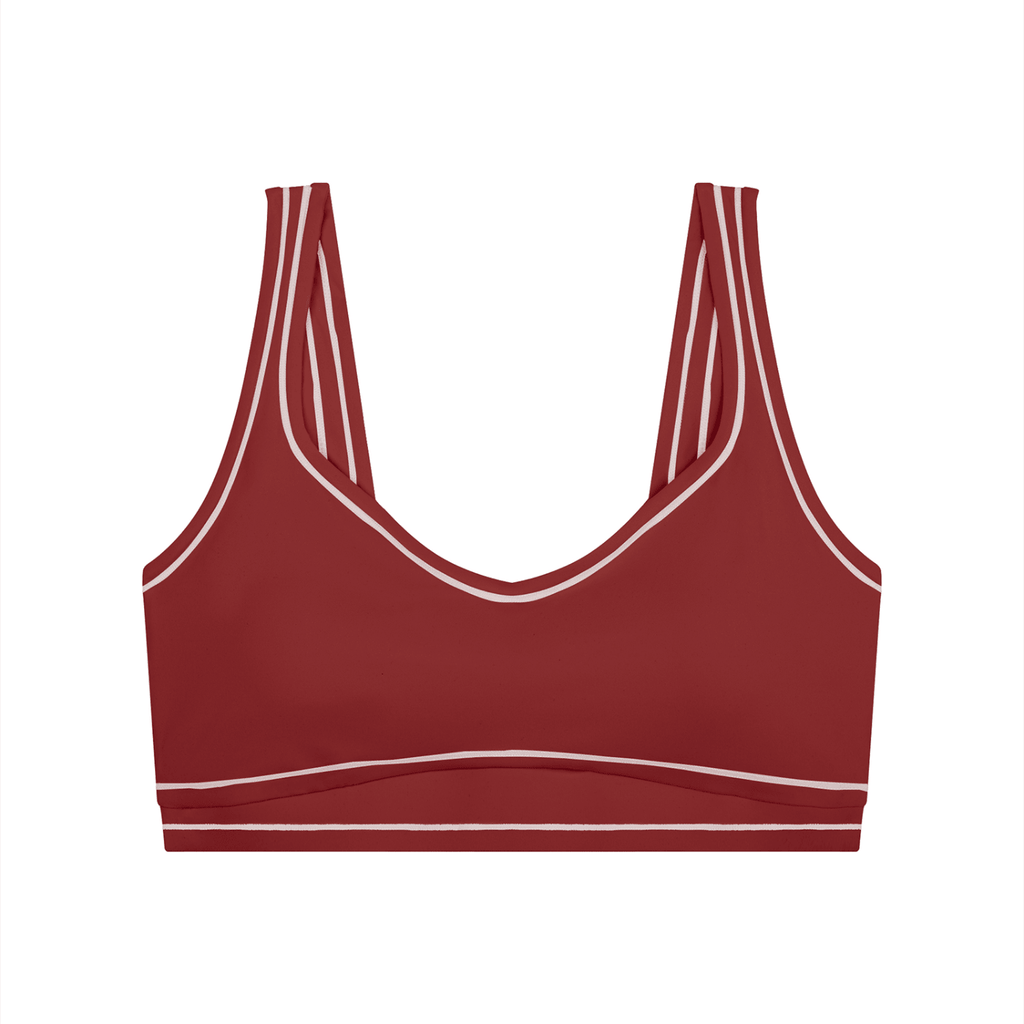 Women’s Topstitching Yoga Sports Bra - The LW Shop