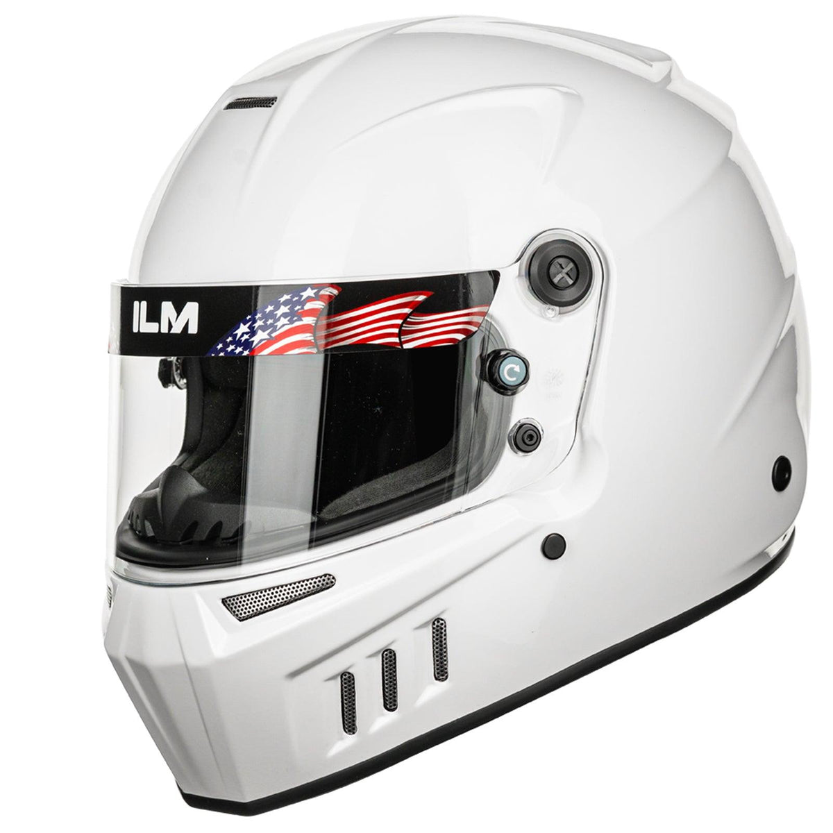 ILM Snell SA2020 Approved Auto Racing Lightweight Fiberglass Full Face Helmets Model 890 - The LW Shop
