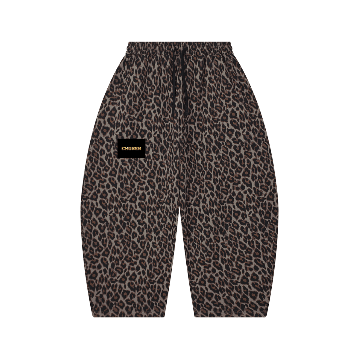 Leopard Barrel Leg Sweatpants - The LW Shop