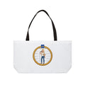 Singing Woman Weekender Tote Bag — Nautical Blonde Music Lover Tote (LW Monogram)