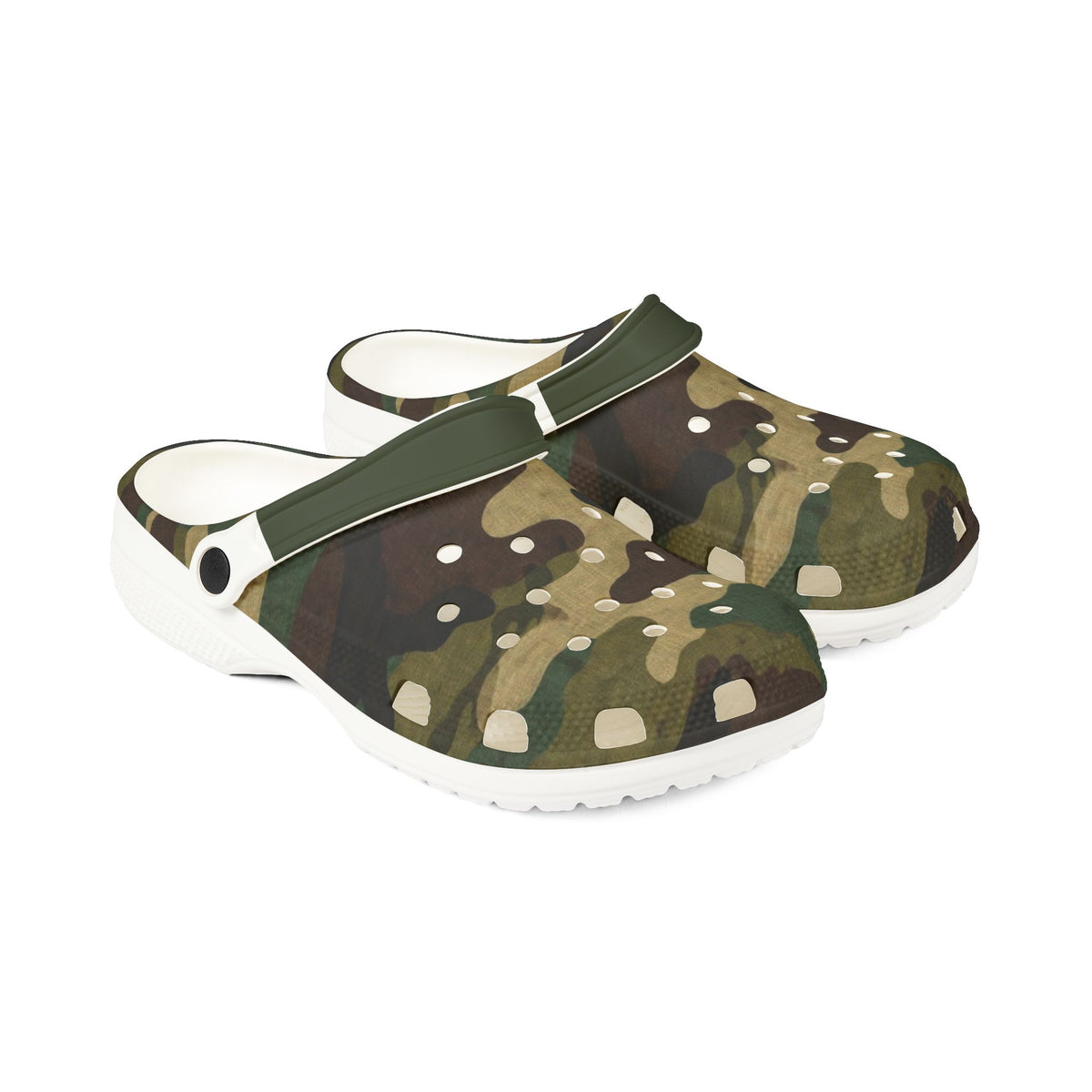 Camo EVA Foam Clogs — Lightweight Slip-On Garden & Outdoor Shoes - The LW Shop