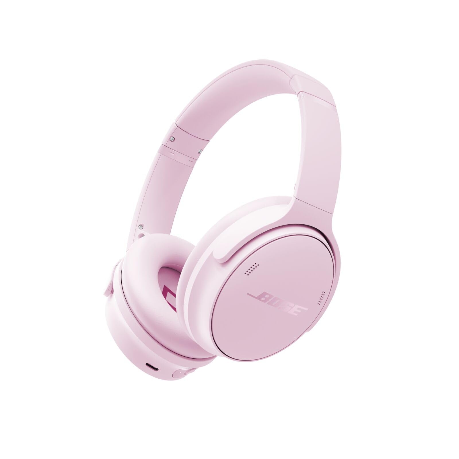 Bose QuietComfort Headphones - Wireless Bluetooth Headphones, Active Over Ear Noise Cancelling and Mic, USB-C Charging, Deep Bass, Up to 24 Hours of Playtime, Black