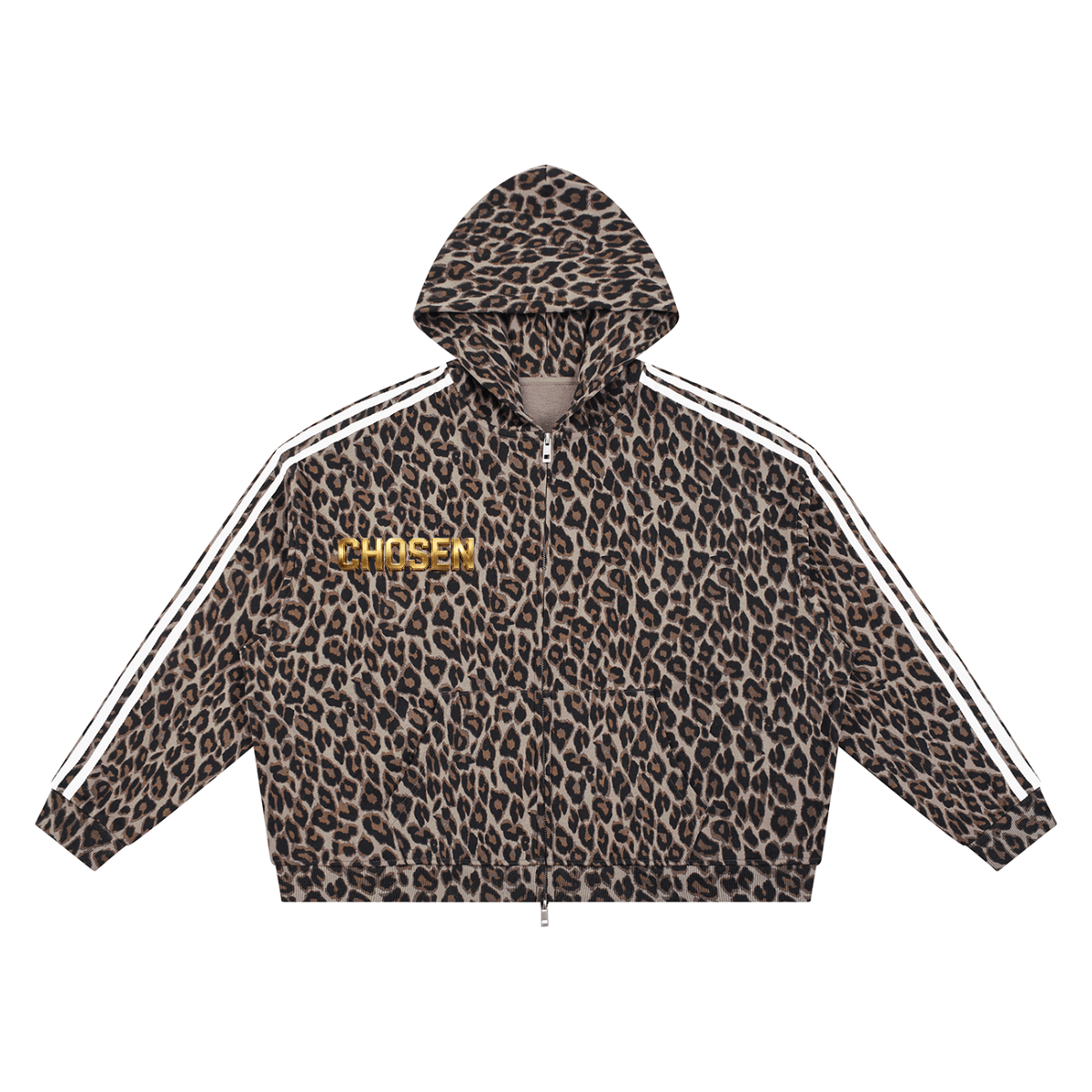 Chosen Leopard Full Zip Hoodie - The LW Shop