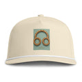 Headphone Sunwashed Rope Cap – Nautical Rope Logo Baseball Hat