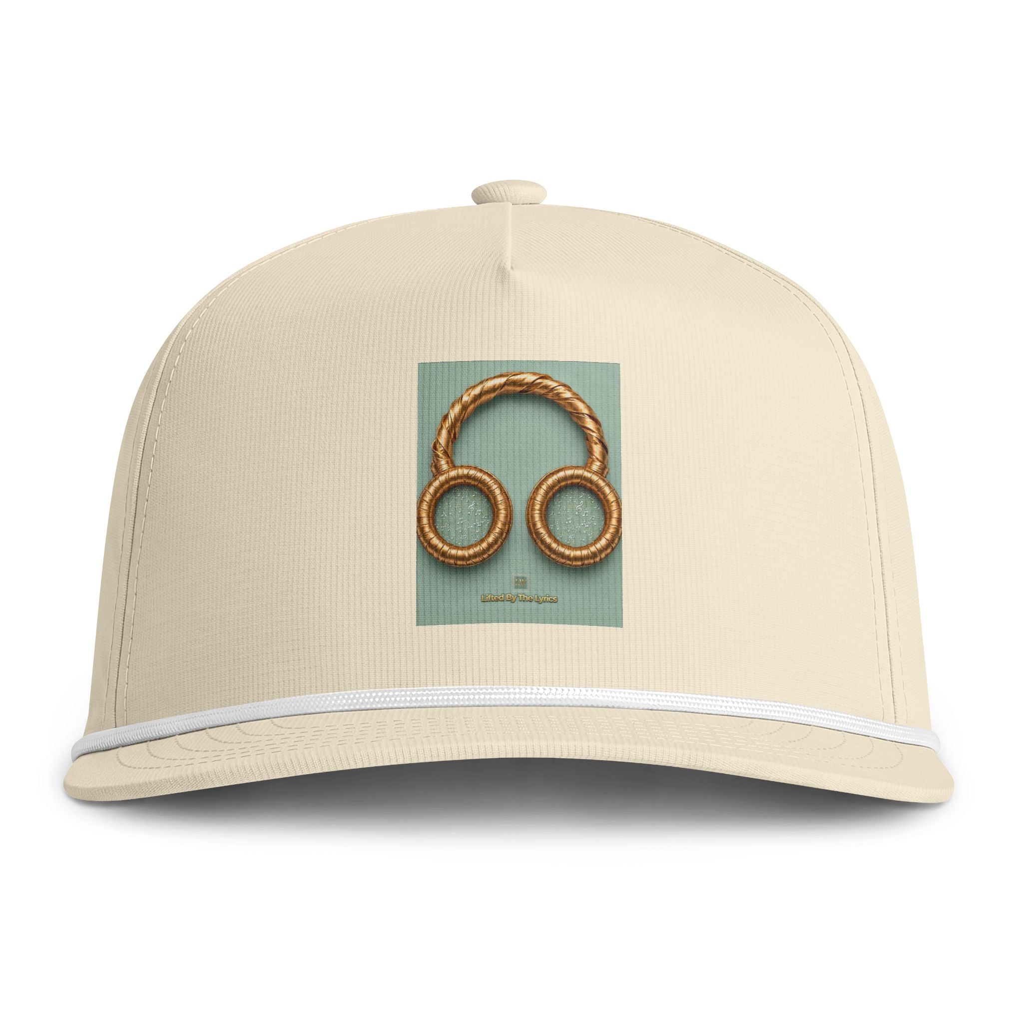 Headphone Sunwashed Rope Cap – Nautical Rope Logo Baseball Hat