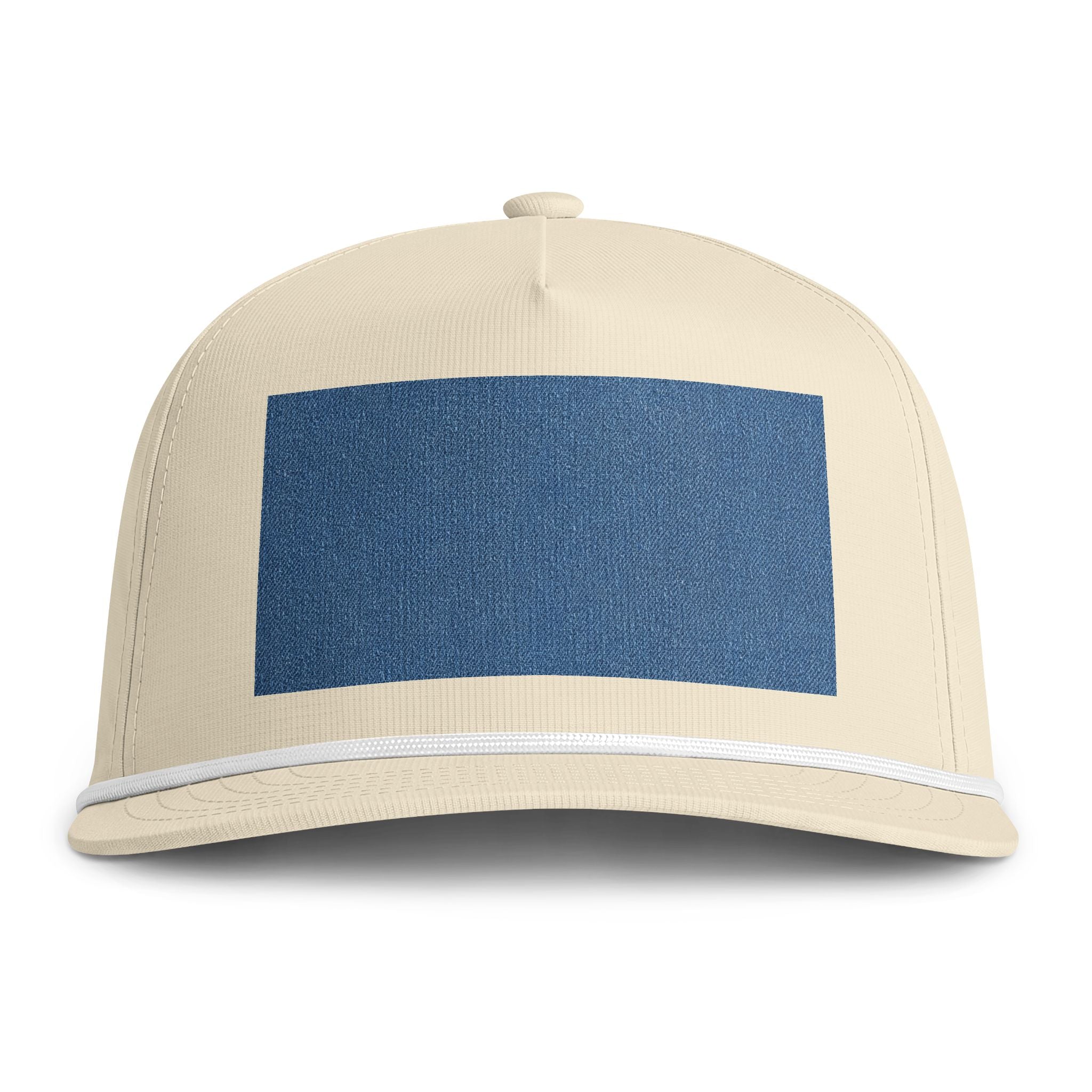 Blue Sunwashed Rope Cap — Vintage Washed Patch Sailing Hat