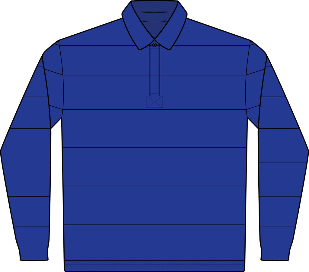 LW Store Logo Classic Long Sleeve Rugby Polo