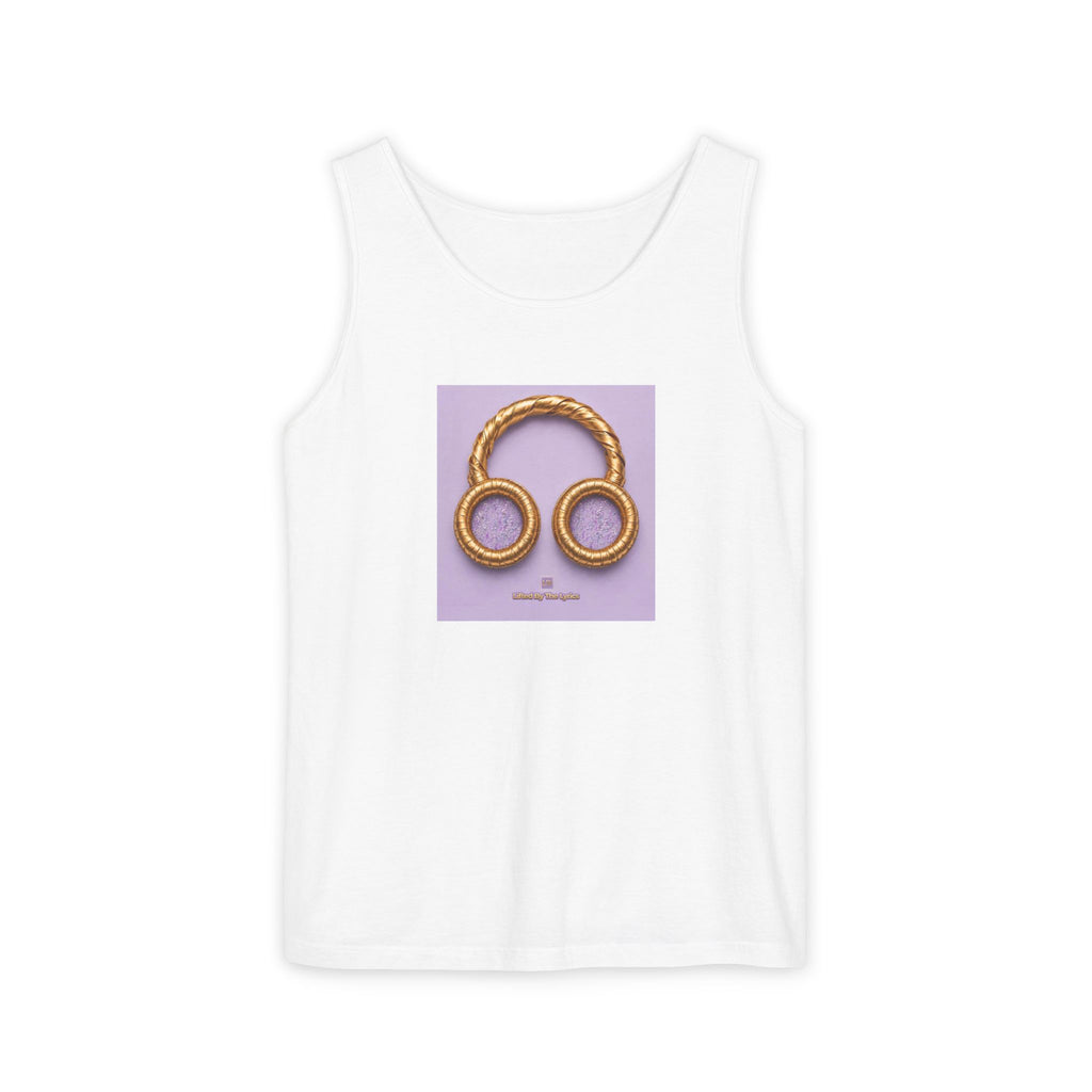 Pretzel Headphones Tank Top — Funky Foodie Graphic Tank