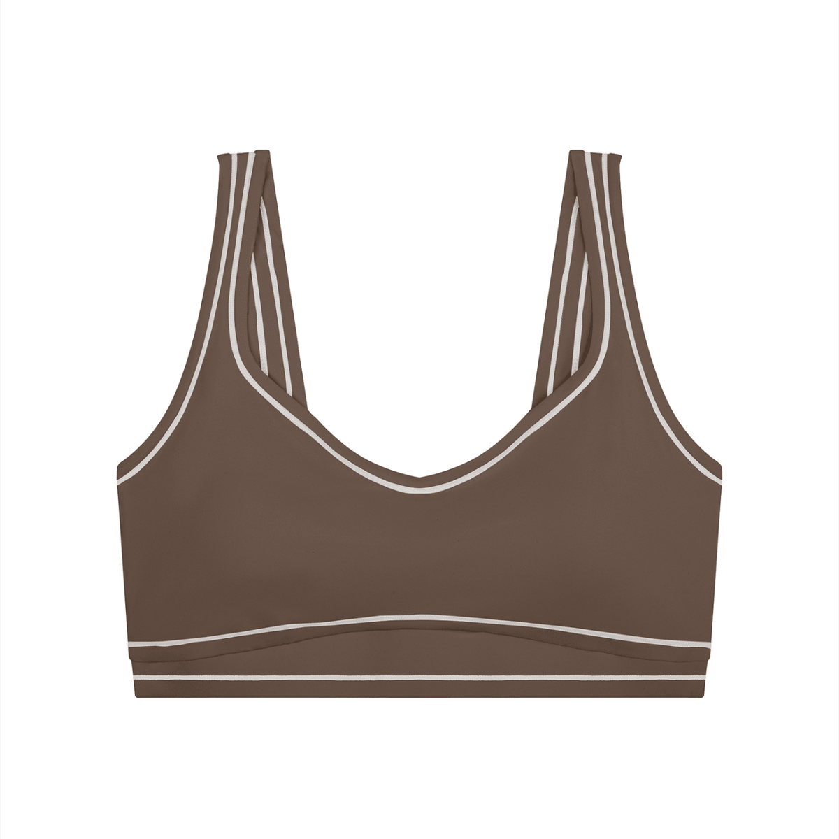 Women’s Topstitching Yoga Sports Bra - The LW Shop