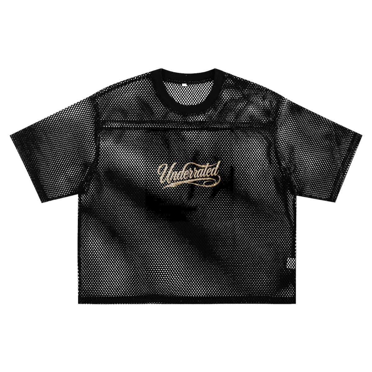 Underrated See-through Boxy Net T-Shirt - The LW Shop