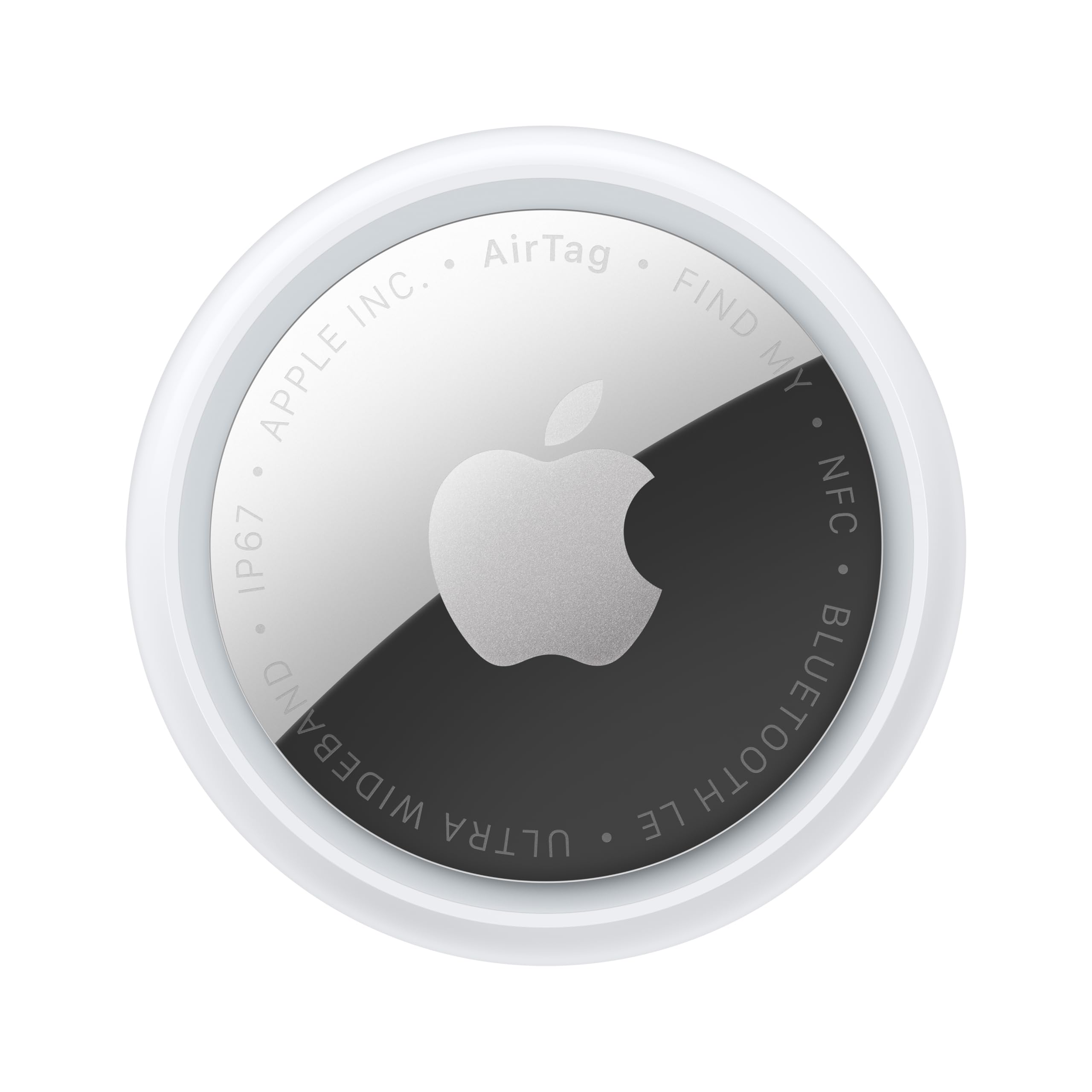 Apple AirTag (2nd Generation): Tracker for Keychain, Wallet, and More; Locator with Sound; Simple One-Tap Setup with iPhone or iPad; Key Finder with up to 1.5X Precision Finding Range