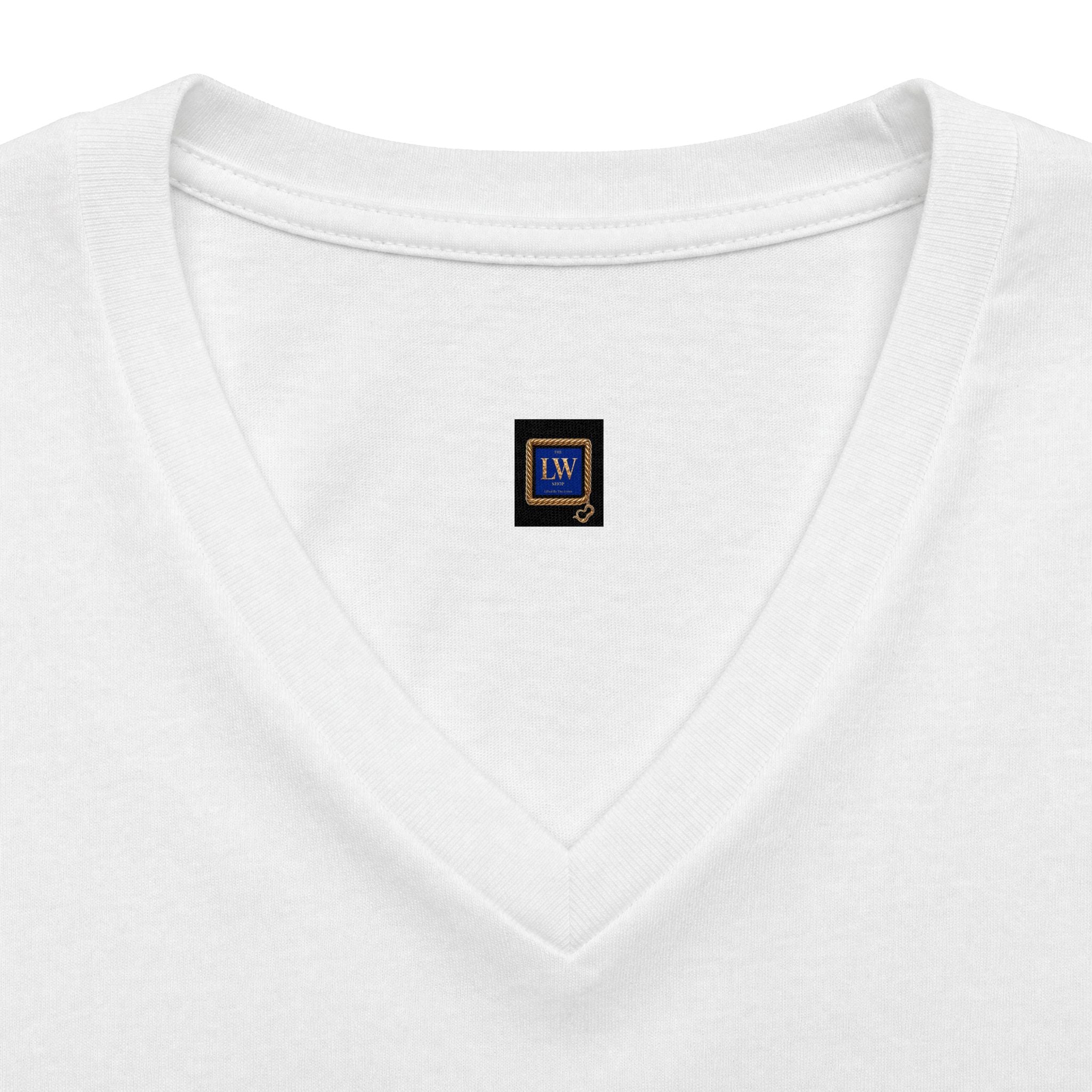 Women's V-Neck Tee — Pressure Creates Diamonds Design - The LW Shop