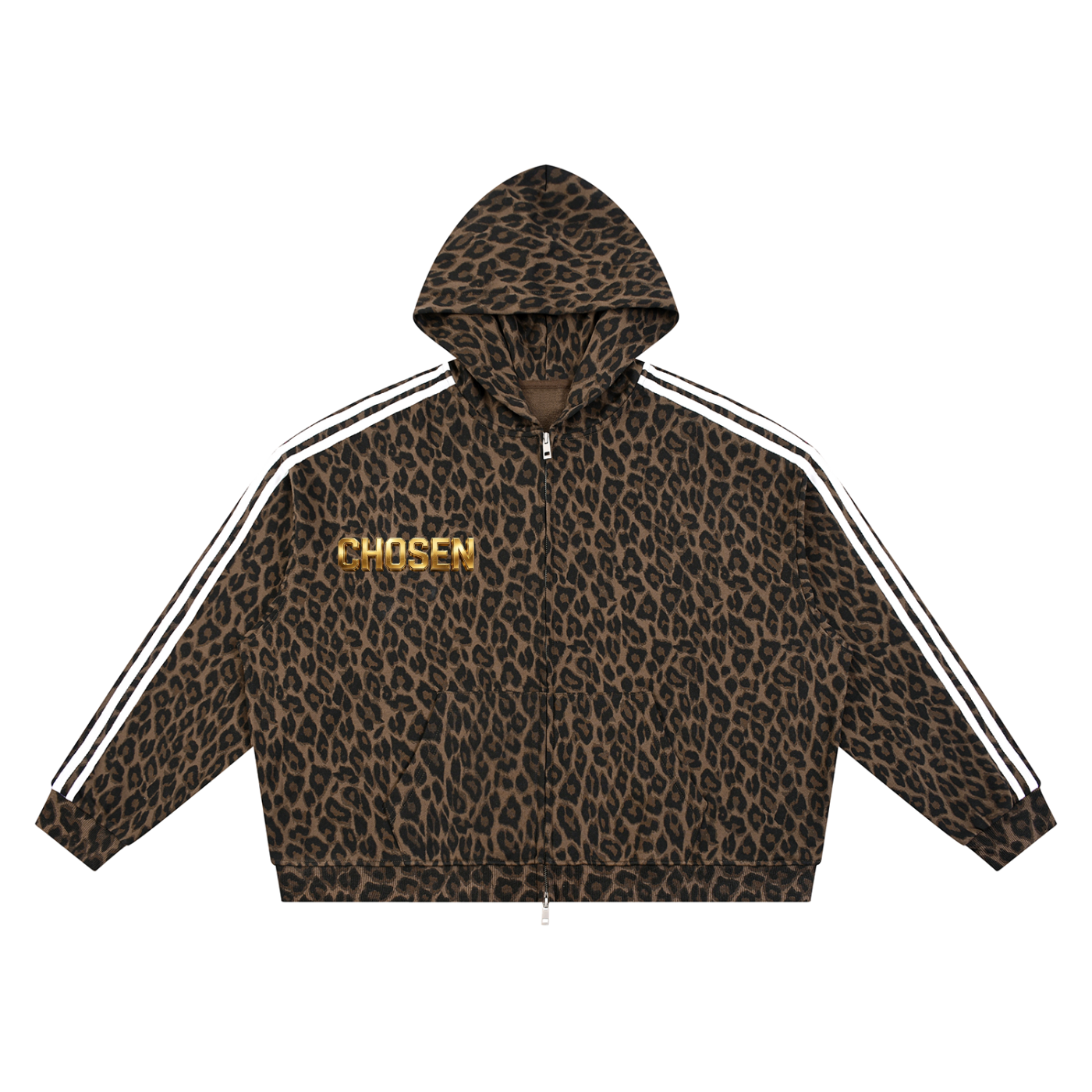 Chosen Leopard Full Zip Hoodie
