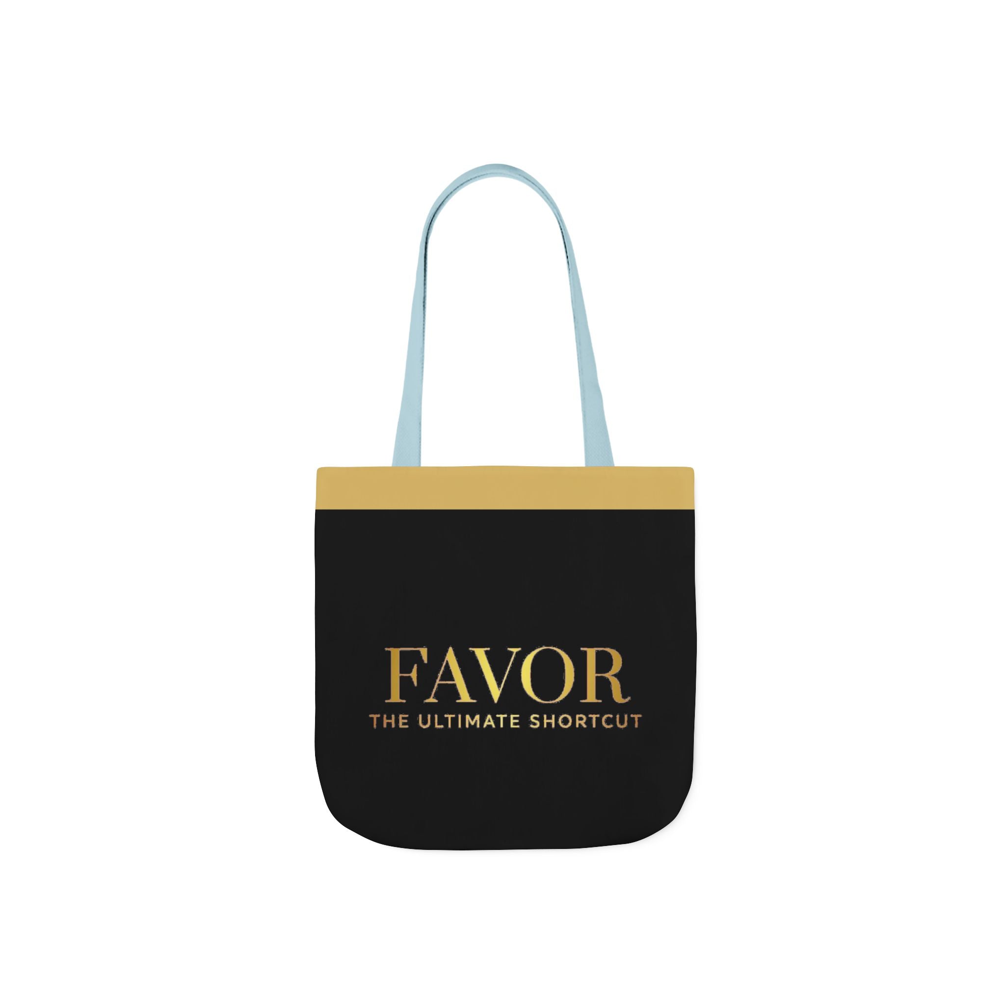 Favor Canvas Tote Bag — "FAVOR: The Ultimate Shortcut" Gold-Accent Shopper - The LW Shop