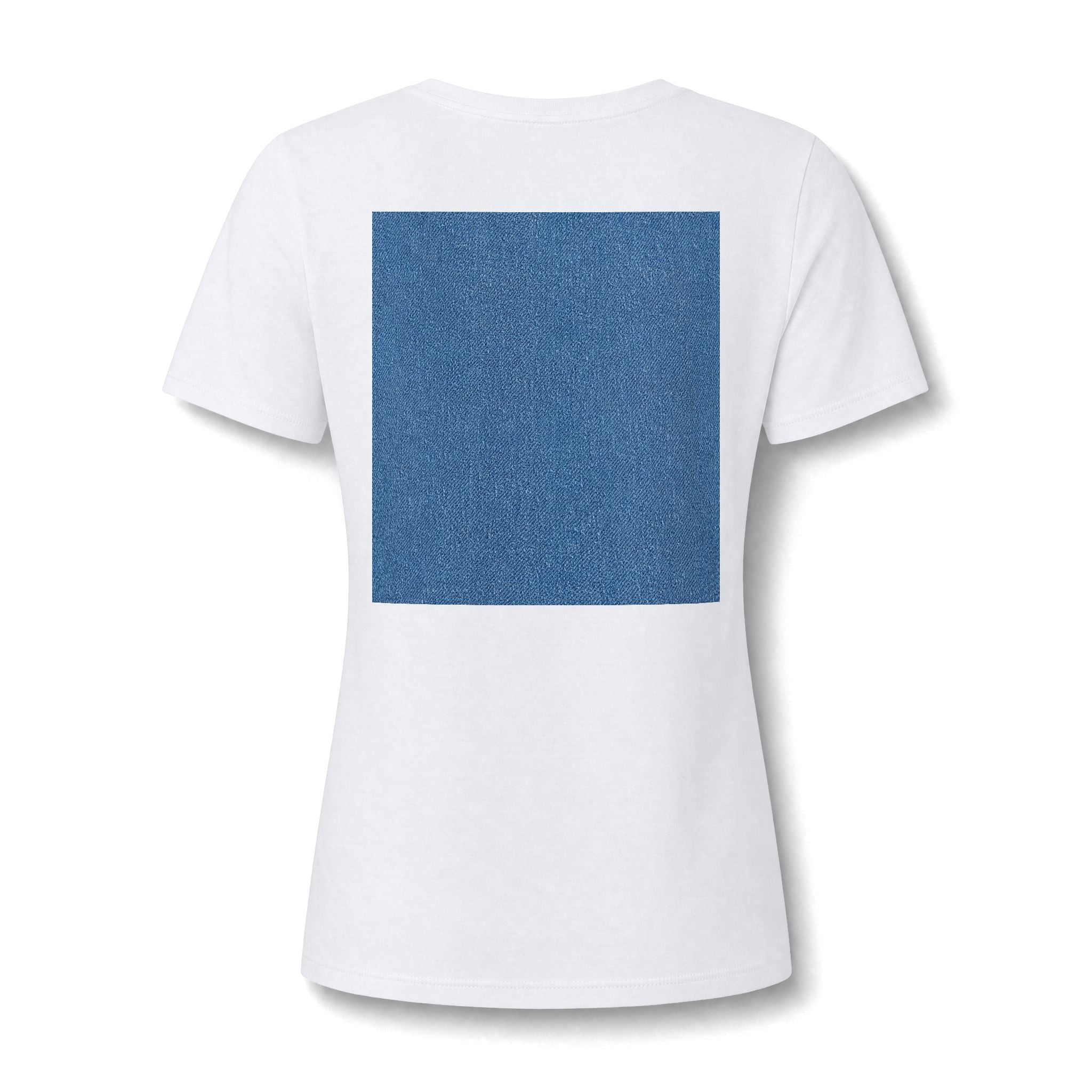 I’m A Jean- ius Women's V-Neck Tee — Denim Pocket Graphic