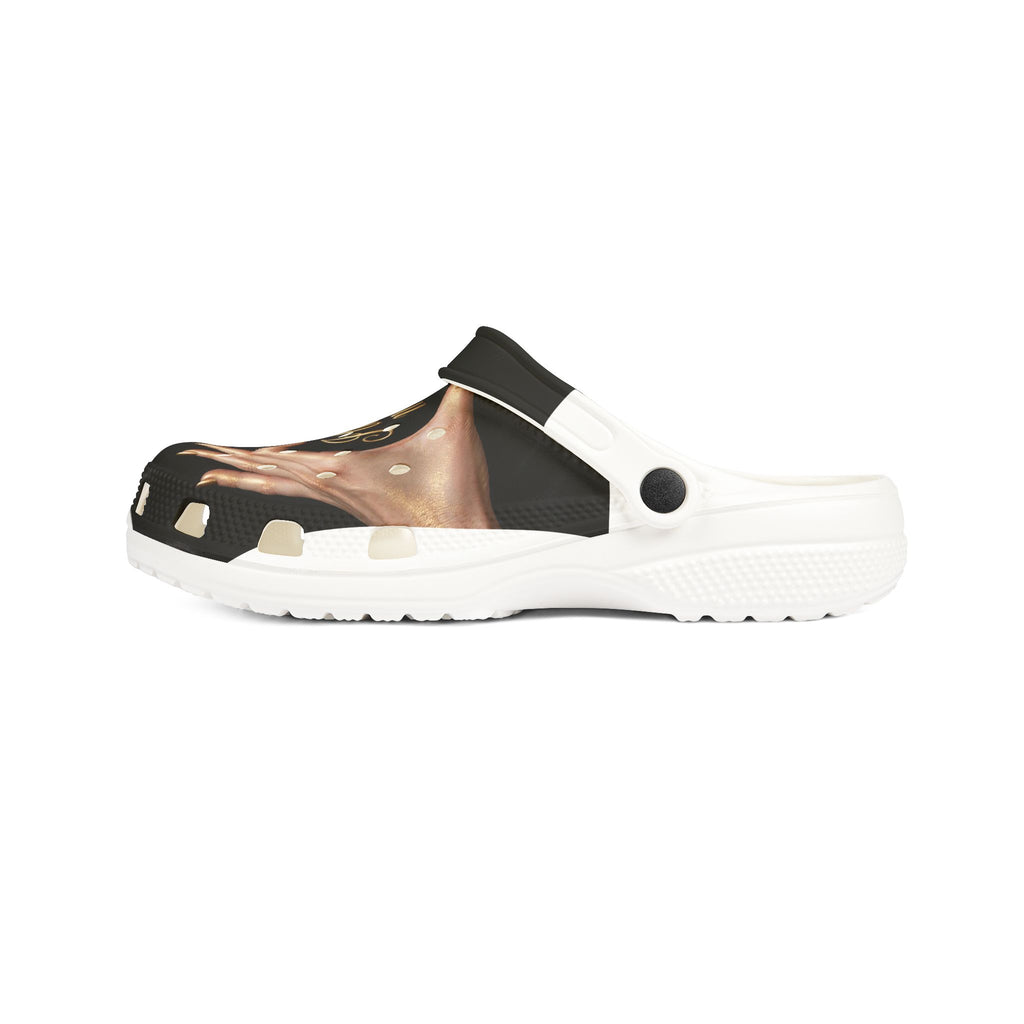 “ I Love Me “ EVA Foam Clogs — Self-Love Graphic Slip-On Shoes