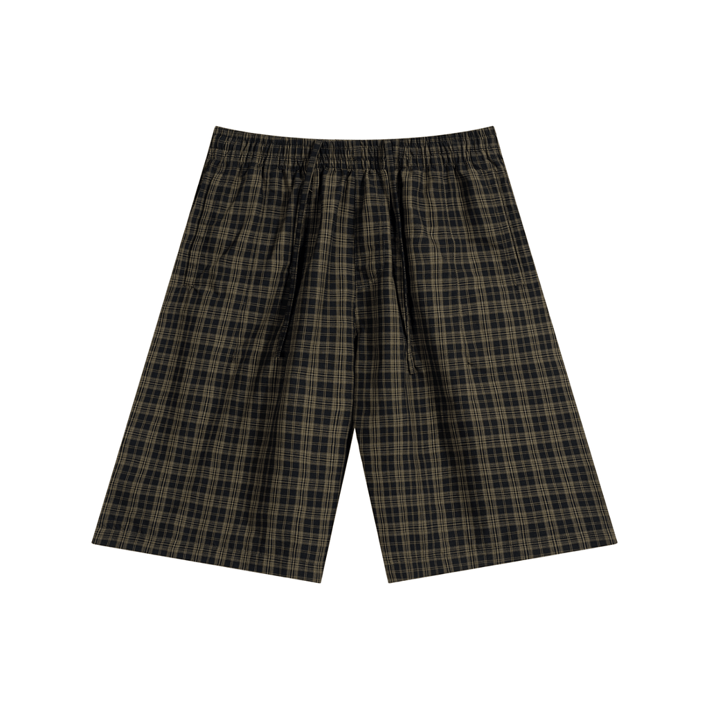 Unisex Plaid Wide Leg Shorts - The LW Shop