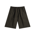 Unisex Plaid Wide Leg Shorts - The LW Shop